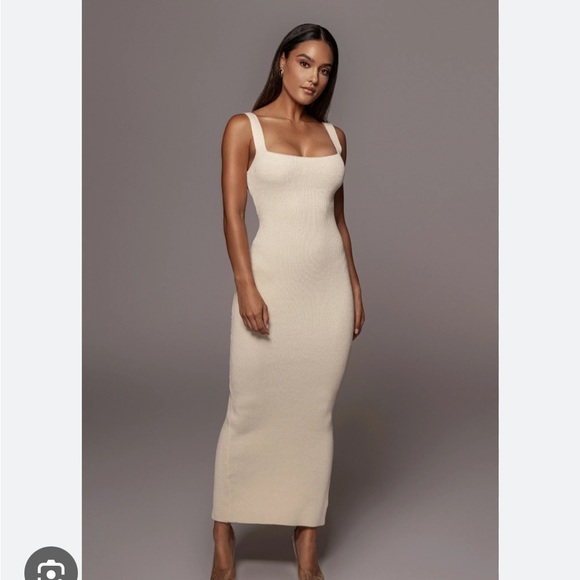 JLUXLABEL Tan Midi Dress - Picture 6 of 6